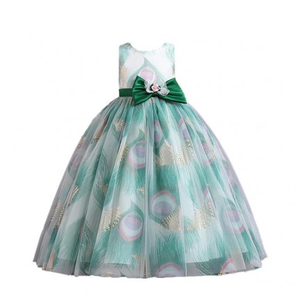 Princess Dress Kids Formal Evening Wedding Party Costume For Girls Children Gown Tulle Flower Summer Dresses Princess Dress Kids Formal Evening Wedding Party Costume For Girls Children Gown Tulle Flower Summer Dresses
