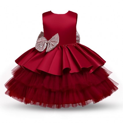 Toddler Baby Girl Ball Gown Wedding Dress Big Bow Baptism Dress First Year Birthday Party Evening Bridal Baby Tutu Fluffy Clothe Toddler Baby Girl Ball Gown Wedding Dress Big Bow Baptism Dress First Year Birthday Party Evening Bridal Baby Tutu Fluffy Clothe