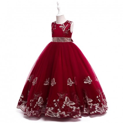 Wholesale Girl Wedding Dress Elegant Baby Girls Embroidery Design Kid Dresses for Birthday Party Ball Gown Dress Wholesale Girl Wedding Dress Elegant Baby Girls Embroidery Design Kid Dresses for Birthday Party Ball Gown Dress