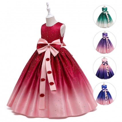Wholesale Gradient Color Kids Fancy Dresses for Girls Party Wedding Birthday Flower Girl Frock Ball Gown Dressay Baby Ball Gown Wedding Evening Party Dresses Wholesale Gradient Color Kids Fancy Dresses for Girls Party Wedding Birthday Flower Girl Frock Ball Gown Dressay Baby Ball Gown Wedding Evening Party Dresses