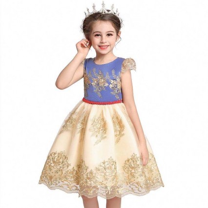 2020 New Children's Clothing Maxi Leak Back Girl Dress Lace Princess Dress L5192 2020 New Children's Clothing Maxi Leak Back Girl Dress Lace Princess Dress L5192