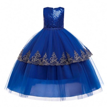 BAIGE elegant Sequined princess dress design for children clothing girls summer long dresses 2022 BAIGE elegant Sequined princess dress design for children clothing girls summer long dresses 2022