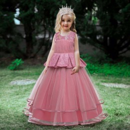 BAIGE Fancy Girls Party Dresses Spring And Summer Children Clothing Baby Girls Party Dresses