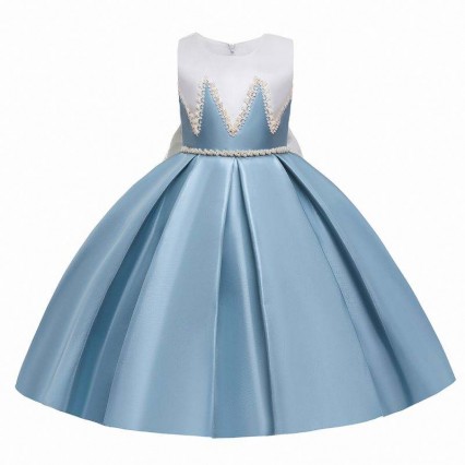 BAIGE Little Girl Birthday Party Dress Kids Embroidery Sequin Mesh Satin Dresses BAIGE Little Girl Birthday Party Dress Kids Embroidery Sequin Mesh Satin Dresses