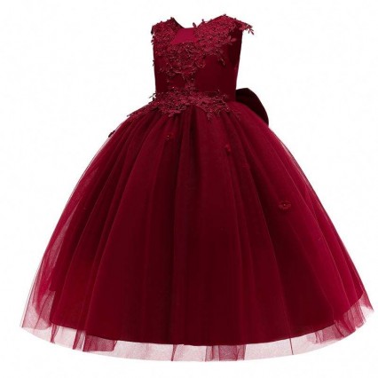 BAIGE New Arrival Baby Frock Design Korean Style Formal Lace Long Birthday Wedding Party Dress LP-280 BAIGE New Arrival Baby Frock Design Korean Style Formal Lace Long Birthday Wedding Party Dress LP-280