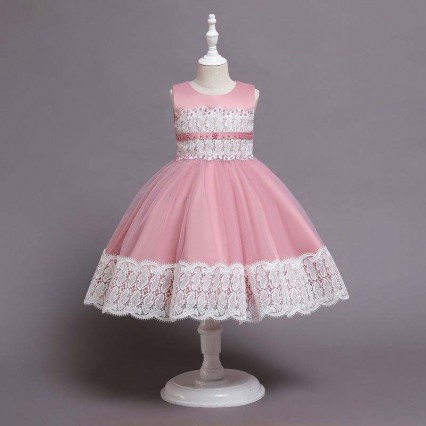 BAIGE New Arrivals Beautiful Embroidery Lace baby girl birthday dresses wedding girl flower girl dress BAIGE New Arrivals Beautiful Embroidery Lace baby girl birthday dresses wedding girl flower girl dress