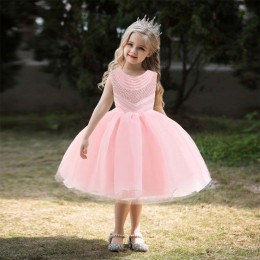 BAIGE New Models Girls Party Dresses Chiffon Princess Flower Summer Baby Boutique L5300