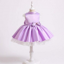 BAIGE Newborn Baby Cake Dress Kids Dresses Children First Baptism Sequin Tutu Clothes XZ003