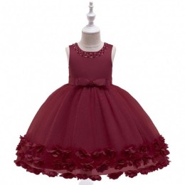 BAIGE Wholesale Princess Flower Dress Girls Birthday Party Wedding Costume Fancy Baby Dresses