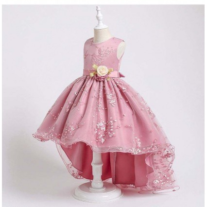 kids party dress Tailing Princess Skirt Girl wedding flower girl dresses with beautiful lace kids party dress Tailing Princess Skirt Girl wedding flower girl dresses with beautiful lace