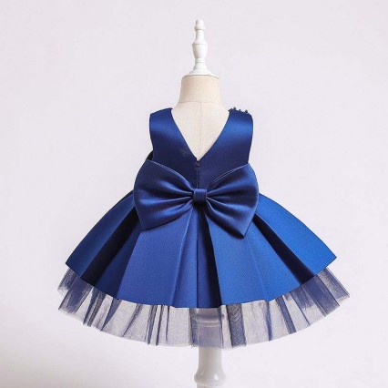 MOATZ Layered Pearls 3D Applique kids princess dresses girls frock designs for party MOATZ Layered Pearls 3D Applique kids princess dresses girls frock designs for party