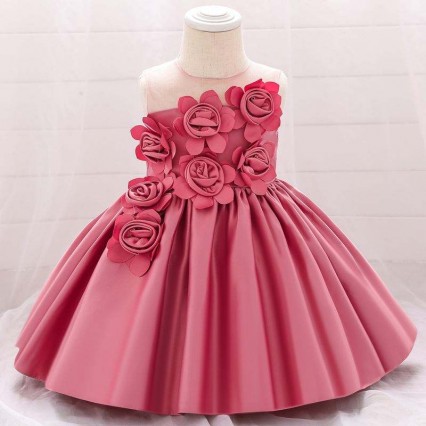 BAIGE 0-10Years Wholesale Baby Frock Designs New Style Children Party Dress L5068XZ BAIGE 0-10Years Wholesale Baby Frock Designs New Style Children Party Dress L5068XZ