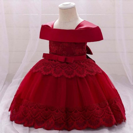 BAIGE Amazon High Quality Baby Frock For Christmas Newyear Party Newborn Baby Girl Little Dress Fancy Design  BAIGE Amazon High Quality Baby Frock For Christmas Newyear Party Newborn Baby Girl Little Dress Fancy Design