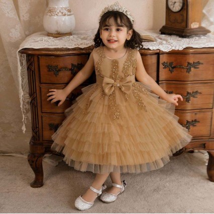 BAIGE High Quality Kids Birthday Party Dress Infant Tutu Princess Flower Girl Wedding Gown N2118 BAIGE High Quality Kids Birthday Party Dress Infant Tutu Princess Flower Girl Wedding Gown N2118