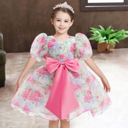Baige New Fashion Wedding Party Princess Toddler baby Girls Clothes Kids baby Girl Dresses