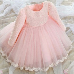 BAIGE New Stock Baptism Kids Party Dress Flower Girl Princess Birthday Party Summer Dress BBTZ002