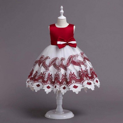 BAIGE Smocked Children Clothing Kids Frock Designs Party Wear Dress Newborn Baby Clothes Girls