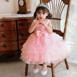 BAIGE Wholesale High-end Performance Baby Dress Infant Clothing Fashion Baby Kids Wear 0-5 Year Girls Dress