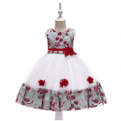 Best Seller Kids Flower Party Dress Children Fancy Girl Frock Baby Mini Birthday Clothing L5045 Best Seller Kids Flower Party Dress Children Fancy Girl Frock Baby Mini Birthday Clothing L5045