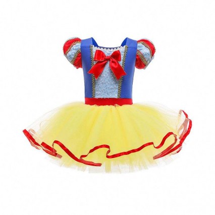 Children Ballet Girl Dress Princess Snow White Anna Summer Performance suits baby girl clothes BX90  Children Ballet Girl Dress Princess Snow White Anna Summer Performance suits baby girl clothes BX90