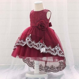 Luxury Girl Dresses Fancy Kids Frock Design Flower Girl Party Ball Gowns L1921XZ
