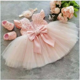 Wholesale High Quality Toddlers Clothes Baby Girls Elegant Birthday Party Dress