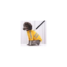 Wholesale Soft Night Reflective Stripe Safety Warning Light-reflecting Hoodie Small Dog Clothes Winter Pet Shirt