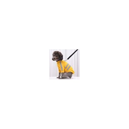Wholesale Soft Night Reflective Stripe Safety Warning Light-reflecting Hoodie Small Dog Clothes Winter Pet Shirt