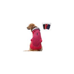 Amazon New Style Cotton-padded Winter Army Warm Solid Reflective Waterproof Coat Outdoor Clothing Double-sided Dog Jacket