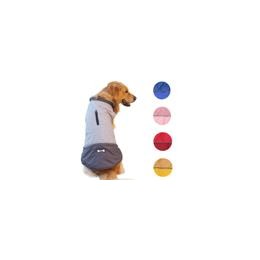Wholesale Cotton Reversible Waterproof Solid Double-Sided Wearable Dog Clothes Bone Thick Winter Coat Cold Weather Dog Jacket