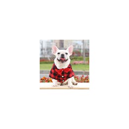 High Quality Multi Color Plaid Shirt Pet Clothing Classic Plaid Pets Shirt tie dog Clothes