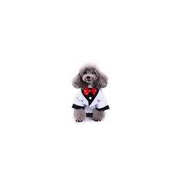 Hot Selling Fashion Design Formal Dog Wedding Clothing Bow Tie Suit Outfit Pet Dog Tuxedo