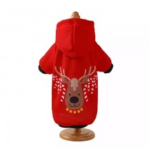 Amazon Hot Sale Printed Christmas Pet Clothes Warm Comfortable Dog Hoodie  Amazon Hot Sale Printed Christmas Pet Clothes Warm Comfortable Dog Hoodie