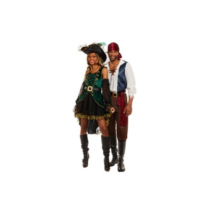 EMERALD PIRATE COSTUME EMERALD PIRATE COSTUME
