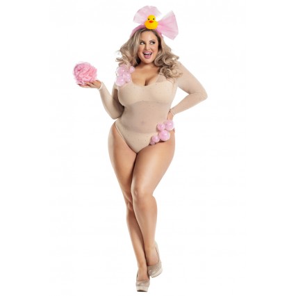 PLUS SIZE BUBBLE BATH BABE COSTUME PLUS SIZE BUBBLE BATH BABE COSTUME