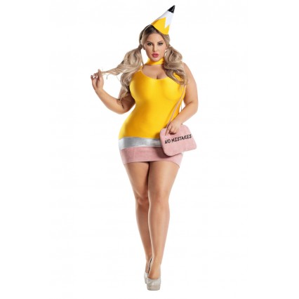 PLUS SIZE PRETTY PENCIL COSTUME PLUS SIZE PRETTY PENCIL COSTUME
