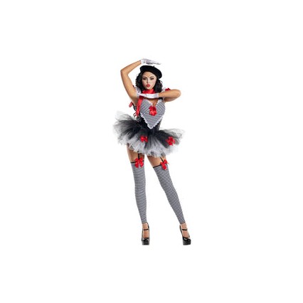 PRETTY LITTLE MIME COSTUME PRETTY LITTLE MIME COSTUME