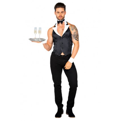 BUTLER BEEFCAKE COSTUME BUTLER BEEFCAKE COSTUME