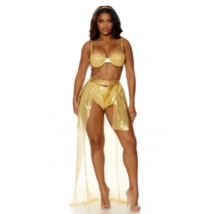 MYTHICAL GOLDEN GODDESS COSTUME MYTHICAL GOLDEN GODDESS COSTUME