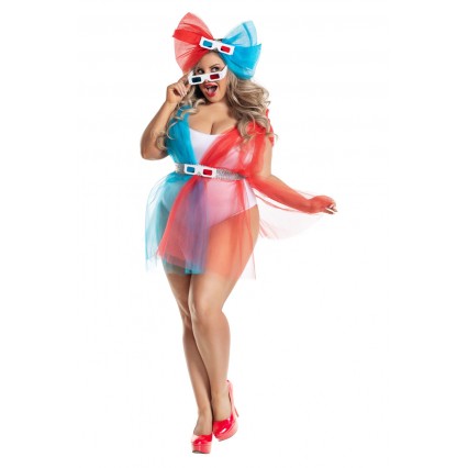 PLUS SIZE 3D HONEY COSTUME