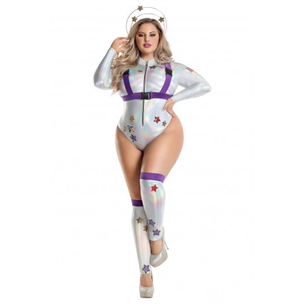PLUS SIZE OUT OF THIS WORLD ASTRONAUT COSTUME PLUS SIZE OUT OF THIS WORLD ASTRONAUT COSTUME