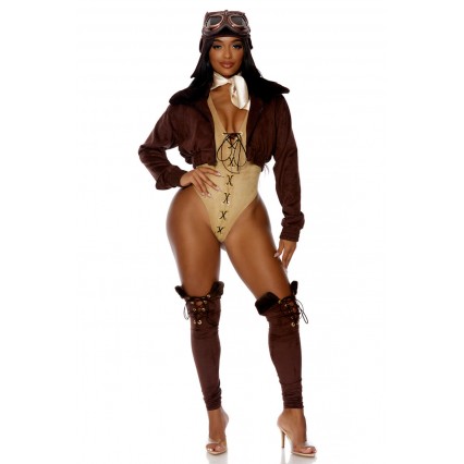 SEXY AVAITOR COSTUME SEXY AVAITOR COSTUME