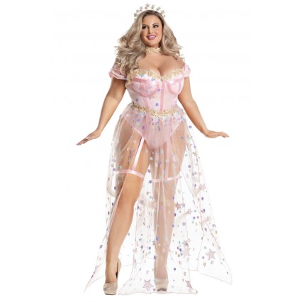 PLUS SIZE COSMOS GODDESS COSTUME