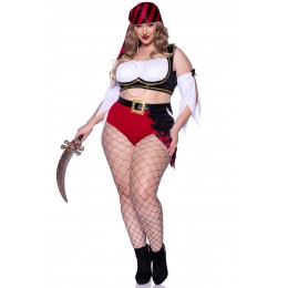 PLUS SIZE WICKED WENCH PIRATE COSTUME