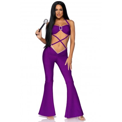 PURPLE POP STAR COSTUME PURPLE POP STAR COSTUME