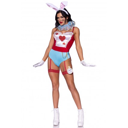 WONDERLAND WHITE RABBIT COSTUME WONDERLAND WHITE RABBIT COSTUME