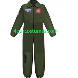 Wholesale Flight Pilot Adult Costume with Accessory for Halloween Party