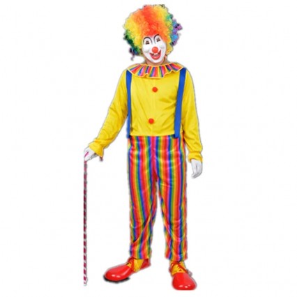 Adult Fashion Clown Character Halloween Costume Cosplay Halloween Carnival Costume For Unisex