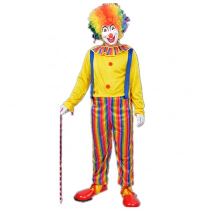 Adult Fashion Clown Character Halloween Costume Cosplay Halloween Carnival Costume For Unisex Adult Fashion Clown Character Halloween Costume Cosplay Halloween Carnival Costume For Unisex