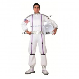 Adult Spaceman Costumes Men's Astronaut Halloween Party Costume Carnival Prom Cosplay Uniform Bodysuits